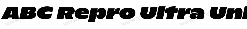 ABC Repro Ultra Unli字体转换